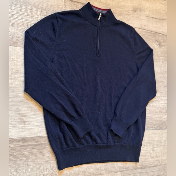 Brooks Brothers - Vintage 100% Extra Fine Wool Zip - Picture 3 of 8